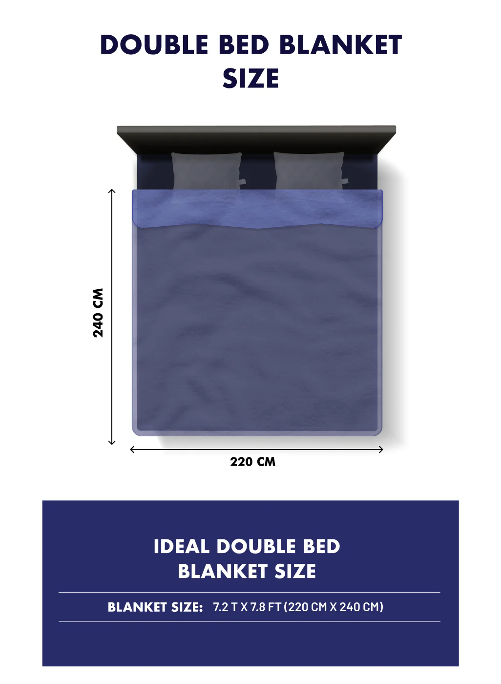 Abstract Double Bed 850 GSM Blanket Daniel 2 Ply (Weight 4.5 kg) - Image 9