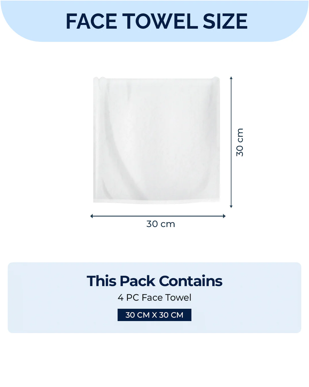 Grey Cotton Solid 600 GSM Face Towel (Pack of 4) - Image 6