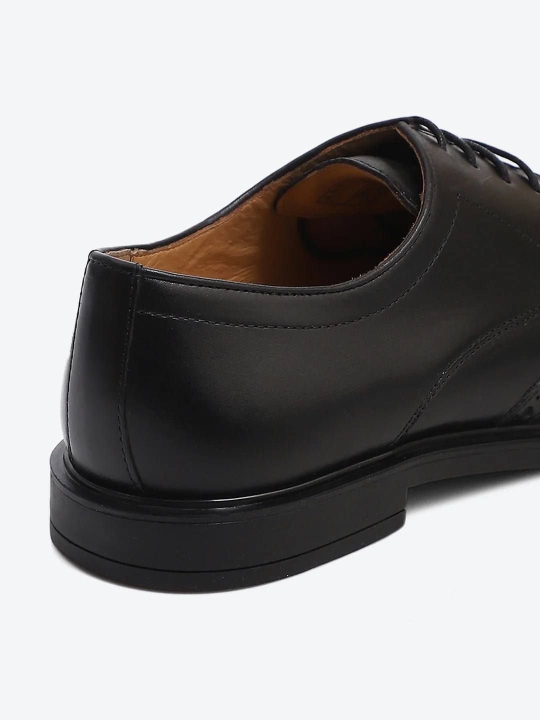 Monte Carlo Black Formal Brogue Lace Up Shoes for Men - Image 9