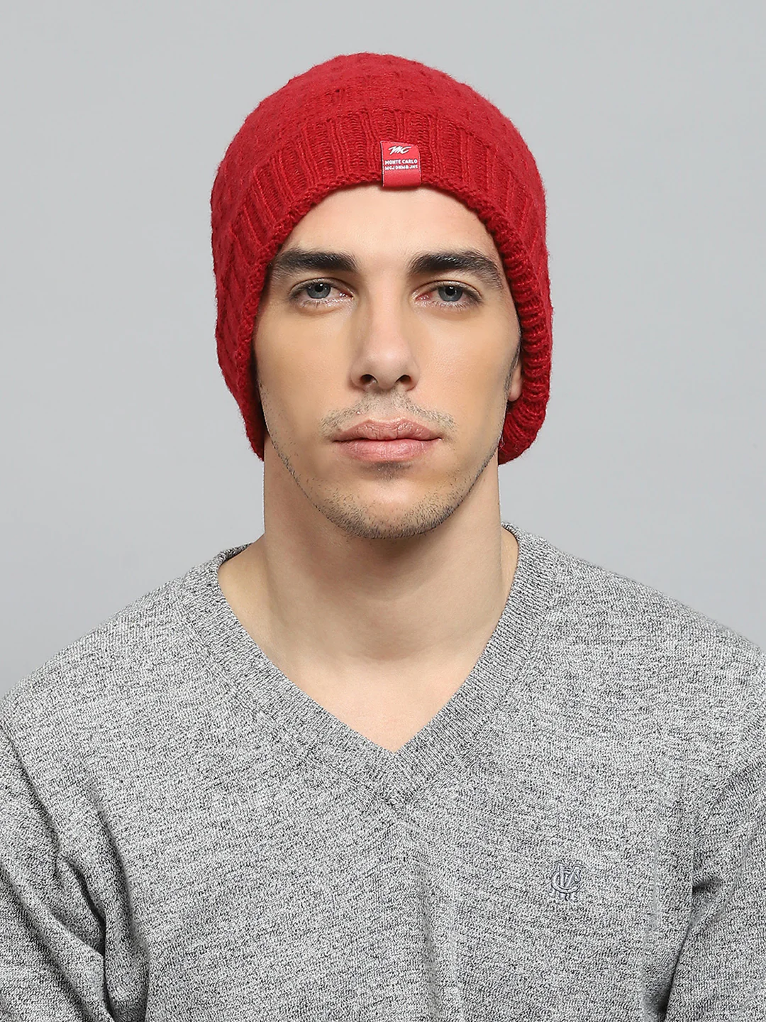 Men Maroon Solid Cap