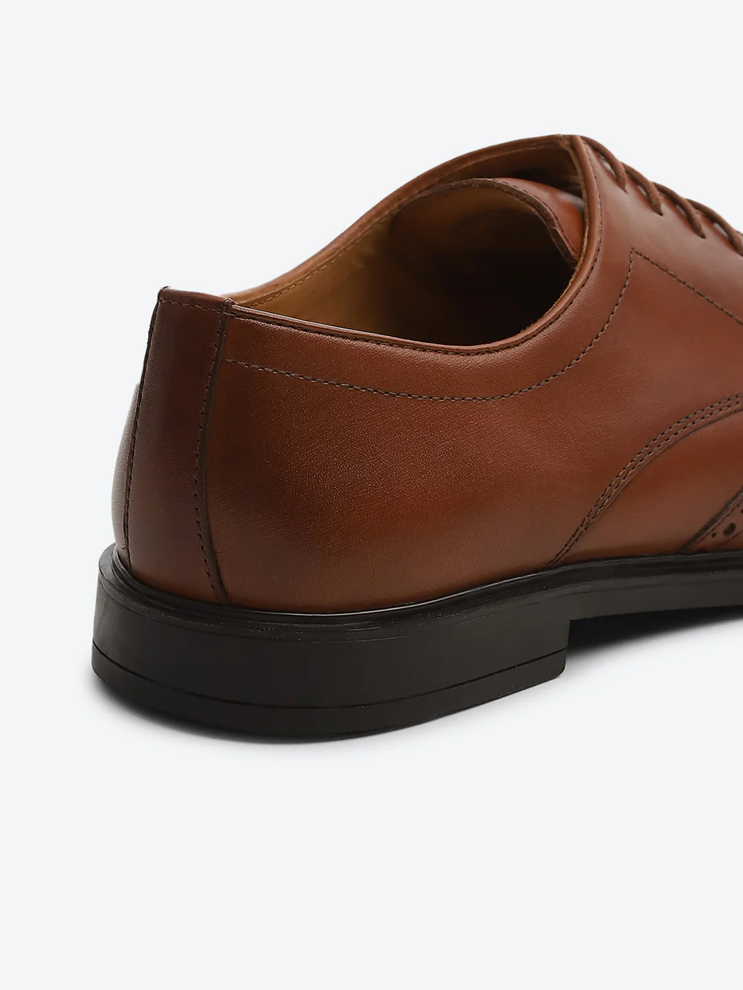 Monte Carlo Tan Formal Brogue Lace Up Shoes for Men - Image 9