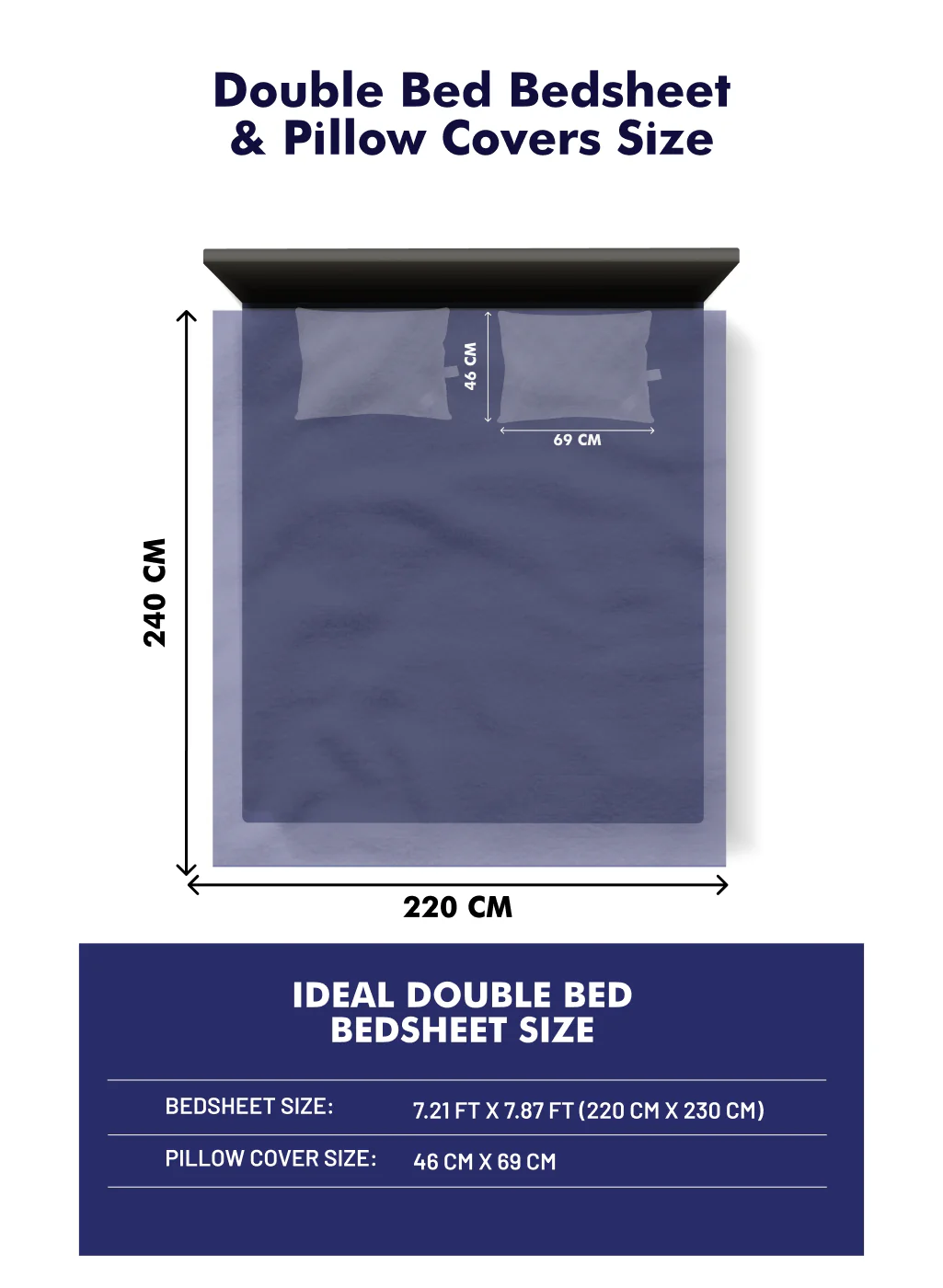 MOCA by Monte Carlo 120 GSM Microfibre Double Bedsheet with 2 Pillow Covers - Image 8