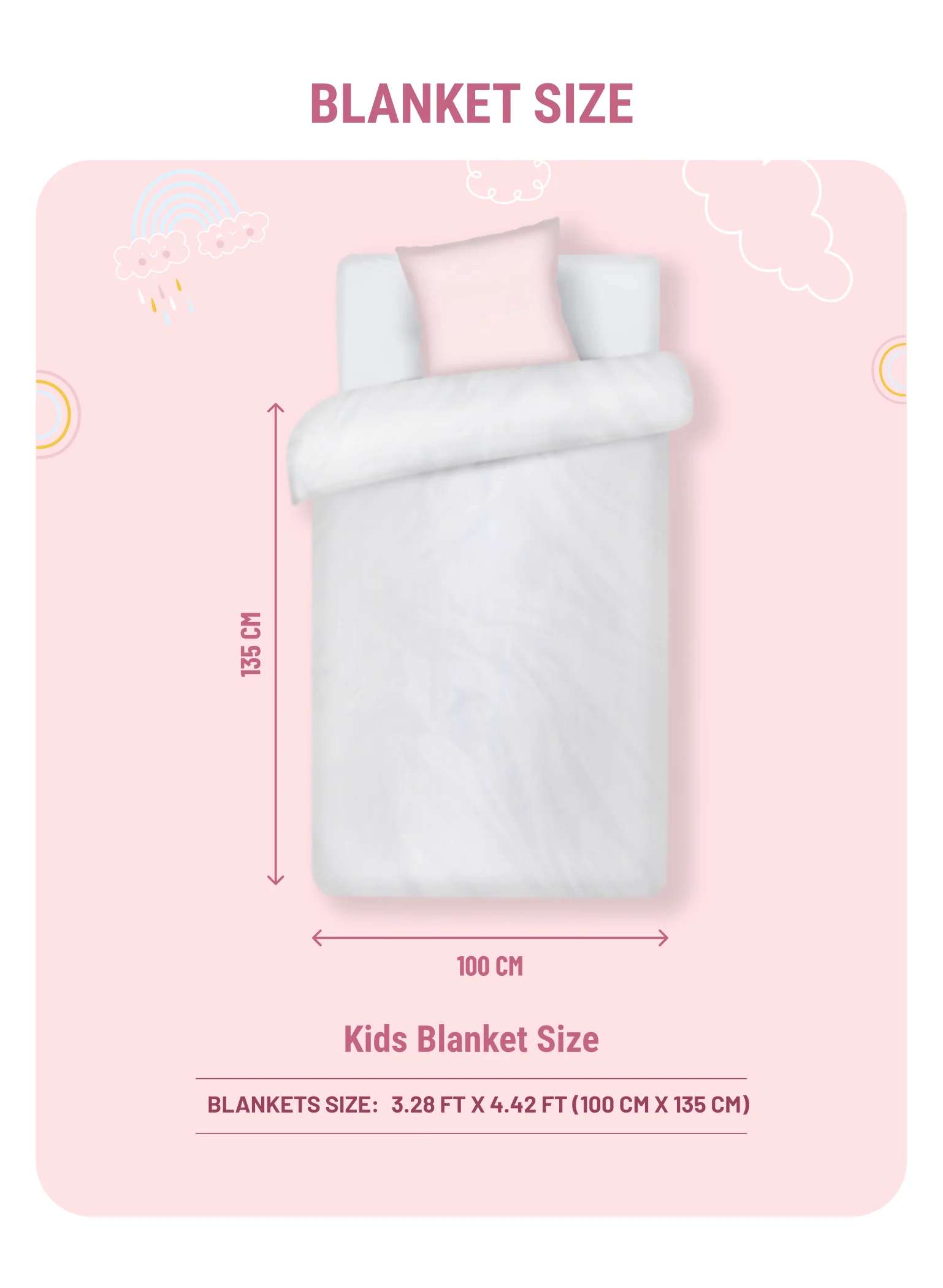 Printed Baby Blanket 2 Ply, 673 GSM, Weight 1 kg (Tinytots) - Image 7