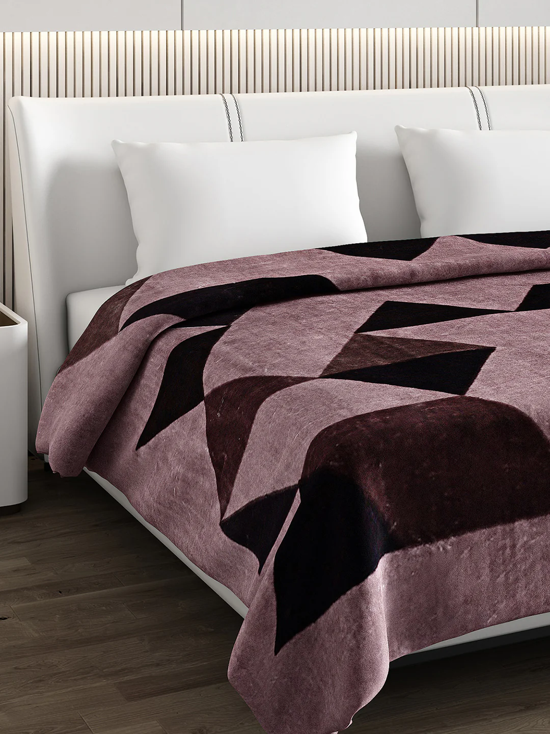 Printed Double Bed 1174 GSM Blanket Firdous 2 Ply (Weight 6.2 kg)