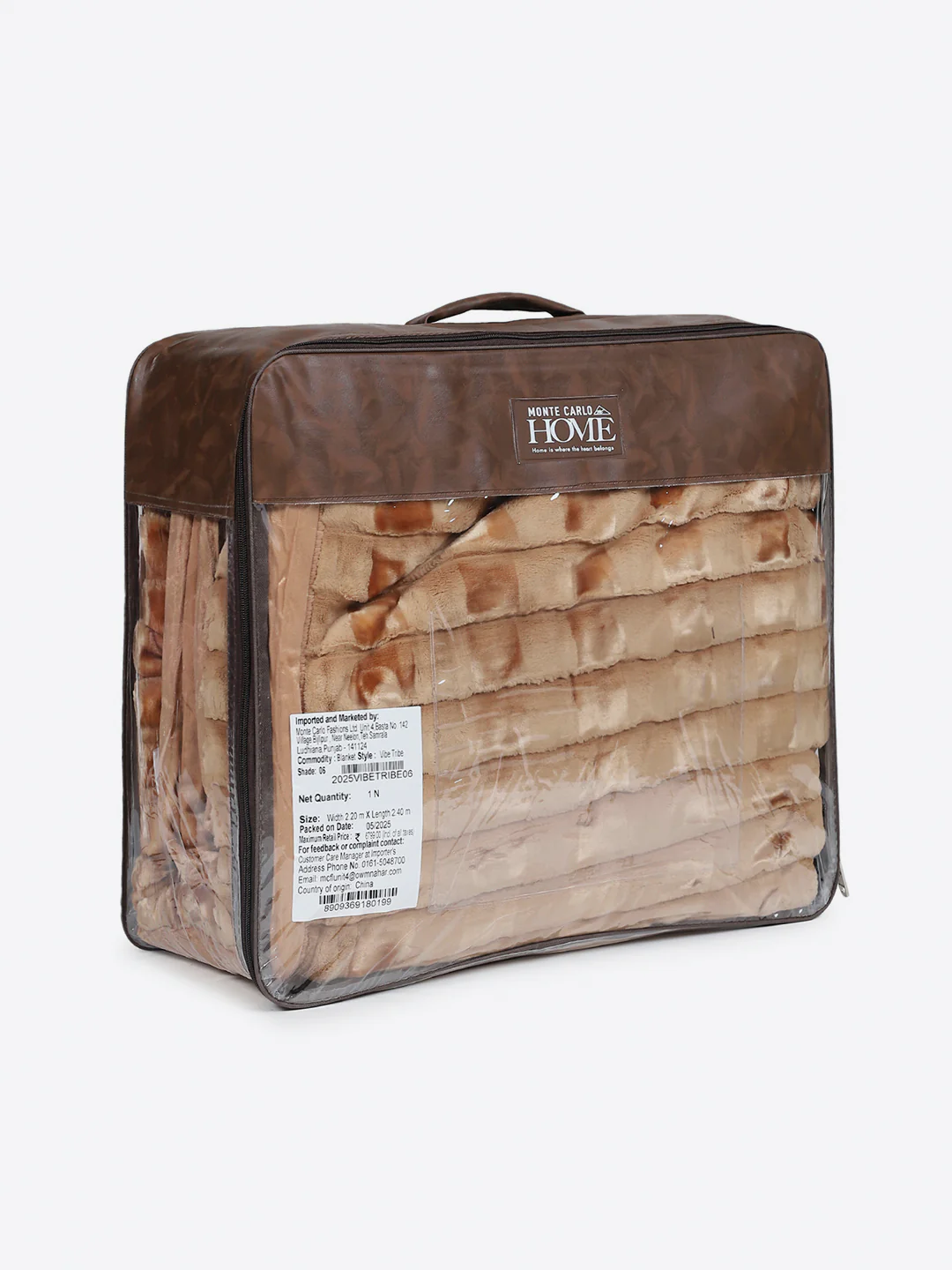 Printed Double Bed 2 Ply, 720 GSM Blanket for Heavy Winter - (Vibe Tribe) - Image 8