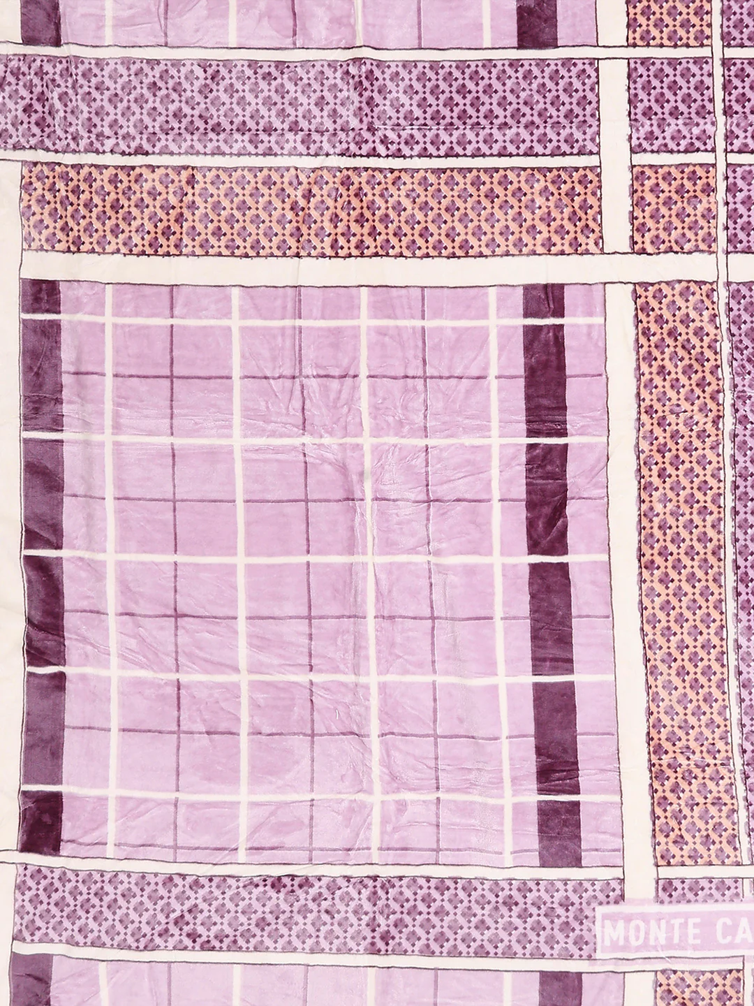 Printed Double Bed 3 Ply, 720 GSM Blanket for Heavy Winter - (Gala Glow) - Image 6