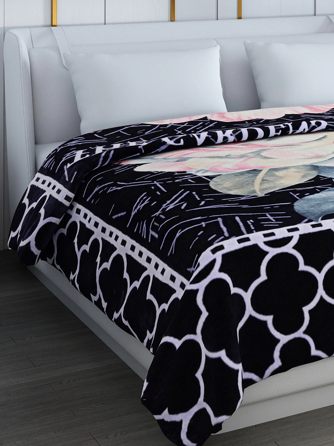 Printed Double Bed 994 GSM Blanket Parker 2 Ply (Weight 5.25 kg)