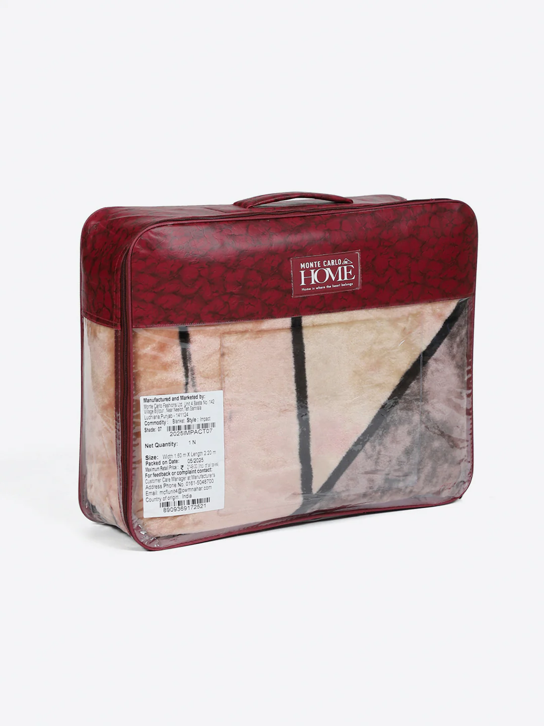 Printed Single Bed 1 Ply, 625 GSM Mink Blanket for Mild Winter - (Impact Pvc) - Image 8