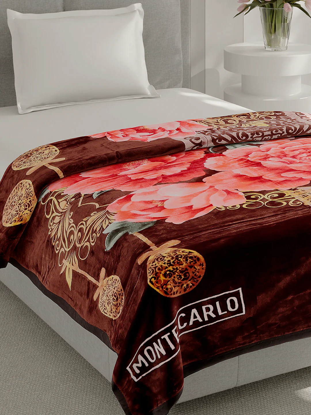 Printed Single Bed 1 Ply Super Soft Blanket for Heavy Winter - (Relation Plus)
