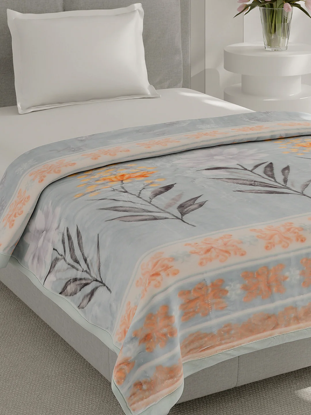 Printed Single Bed 2 Ply, 895 GSM Blanket for Heavy Winter - (Lavish Plus)