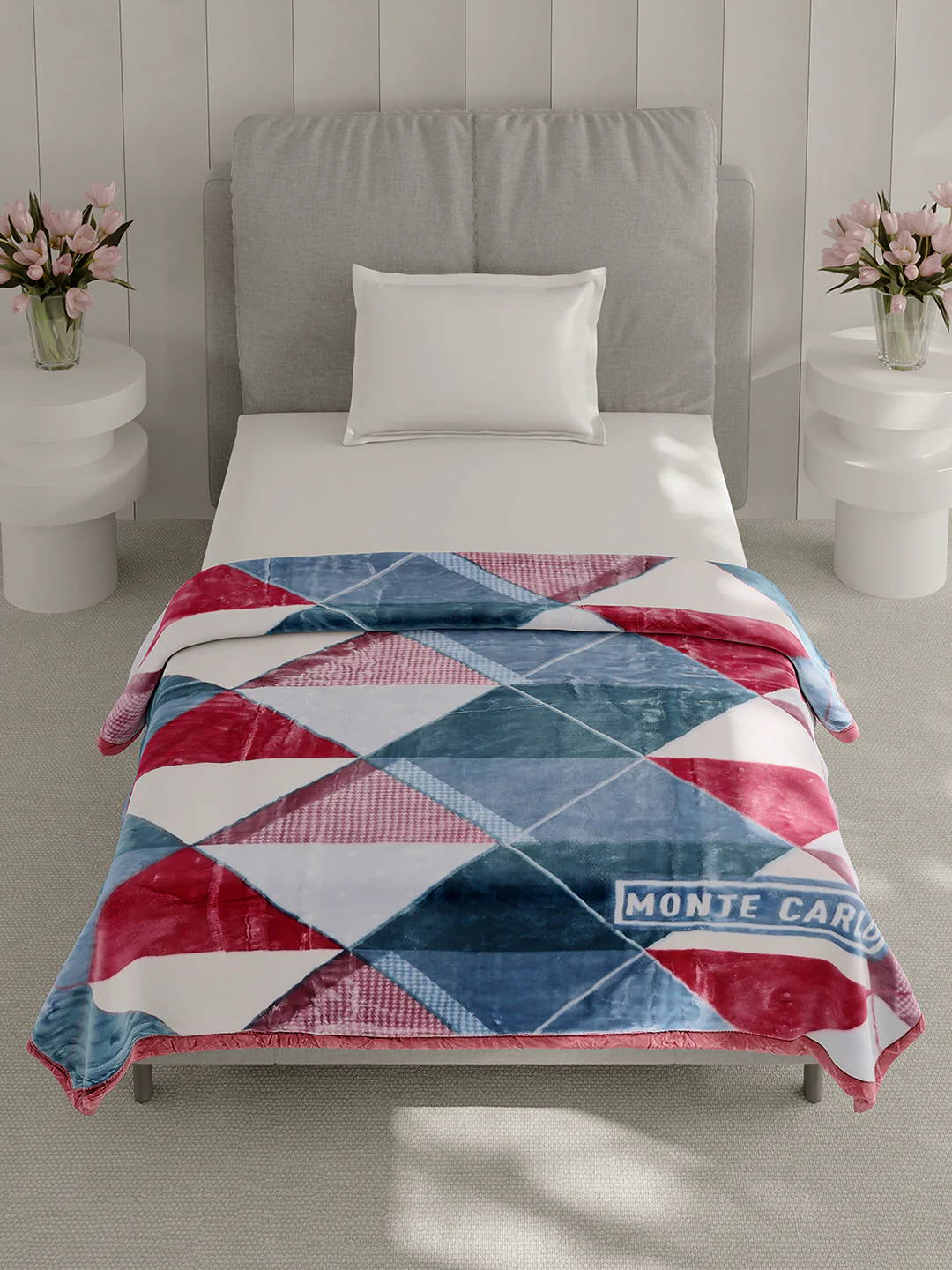 Printed Single Bed 2 Ply, 895 GSM Blanket for Heavy Winter - (Lavish Plus) - Image 3