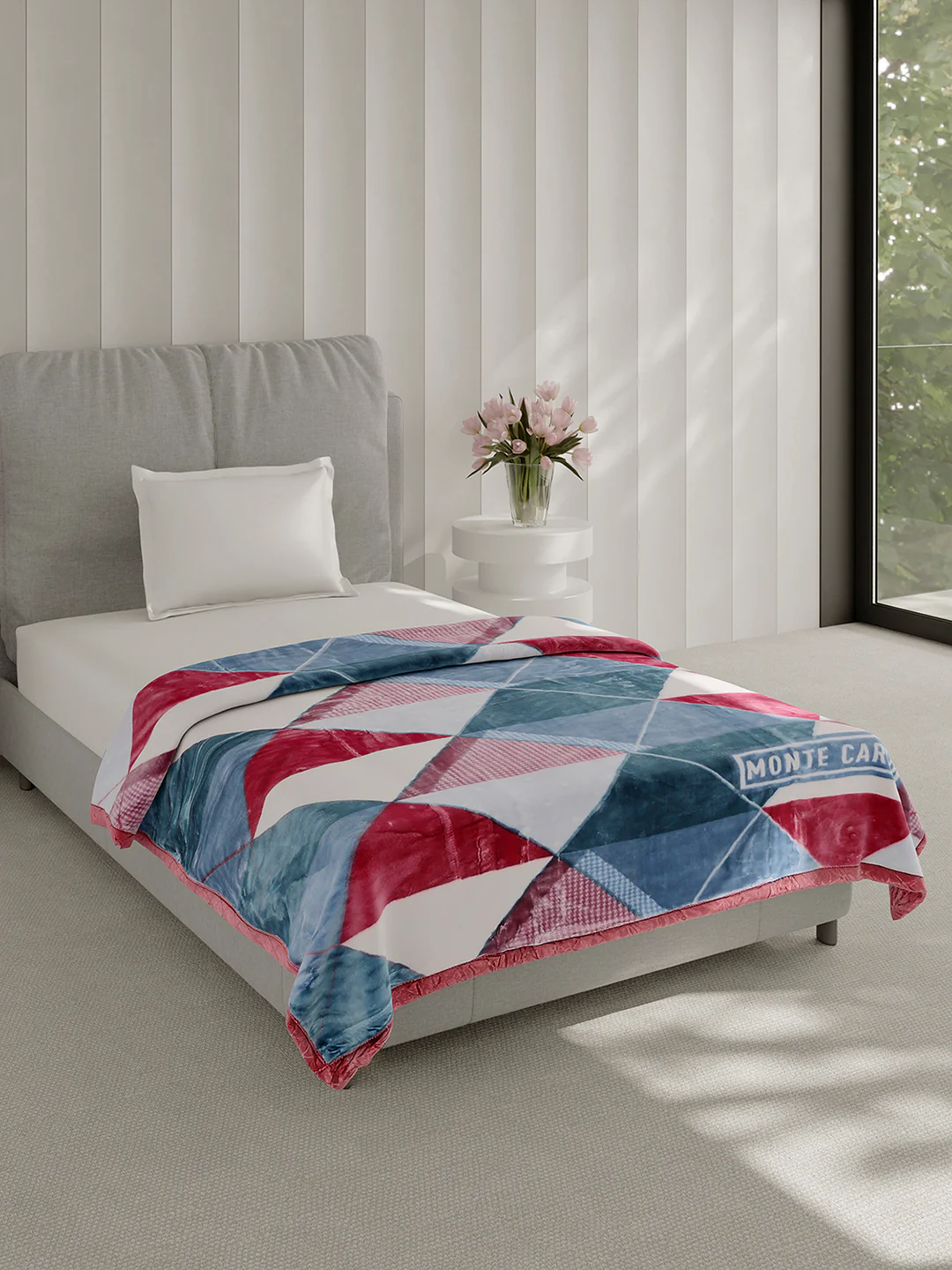 Printed Single Bed 2 Ply, 895 GSM Blanket for Heavy Winter - (Lavish Plus) - Image 4
