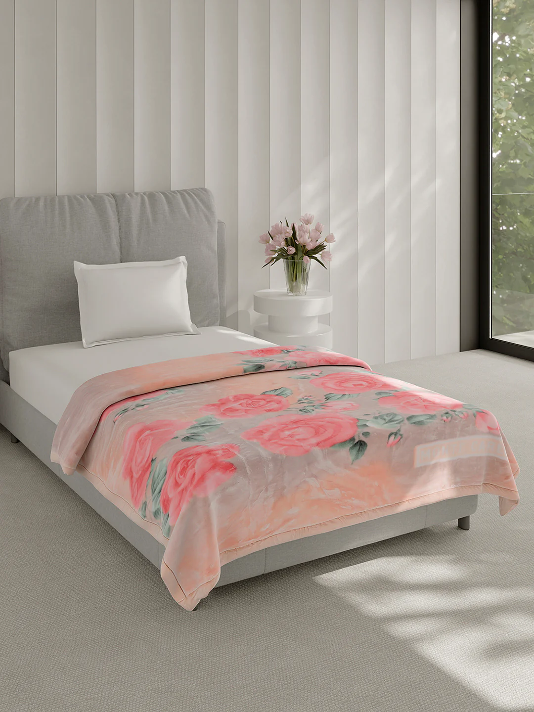 Printed Single Bed 2 Ply, 895 GSM Blanket for Heavy Winter - (Lavish Plus) - Image 4