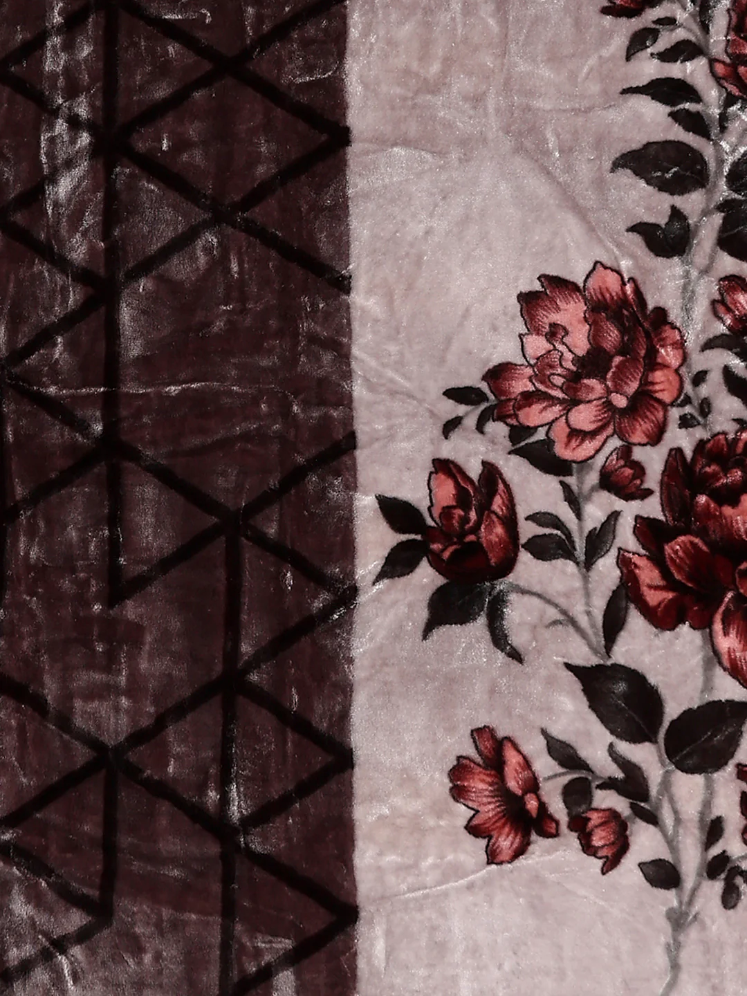 Printed Single Bed 2 Ply, 895 GSM Blanket for Heavy Winter - (Lavish Pvc) - Image 6