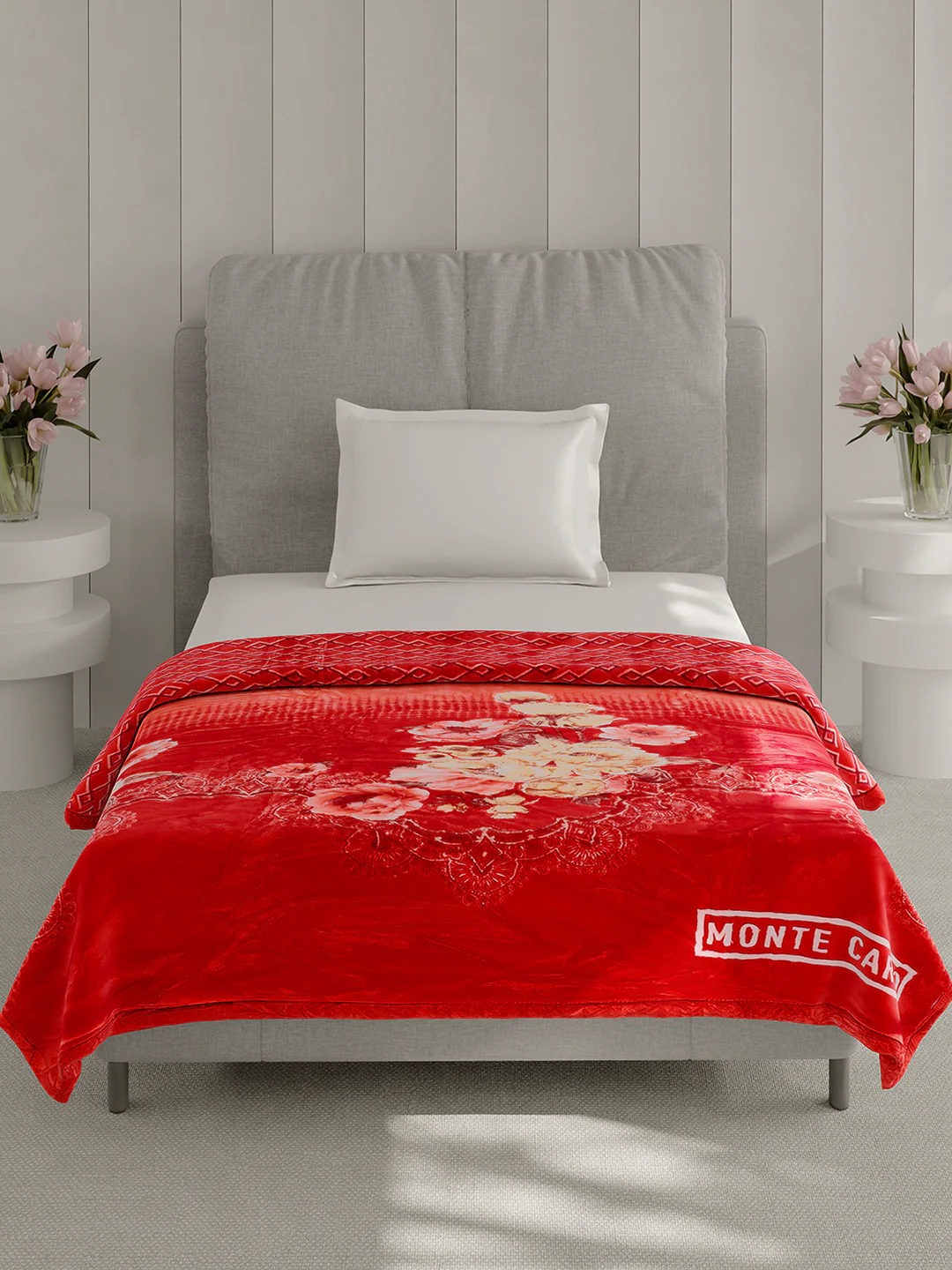Printed Single Bed 3 Ply, 909 GSM Blanket for Heavy Winter - (Umang) - Image 2
