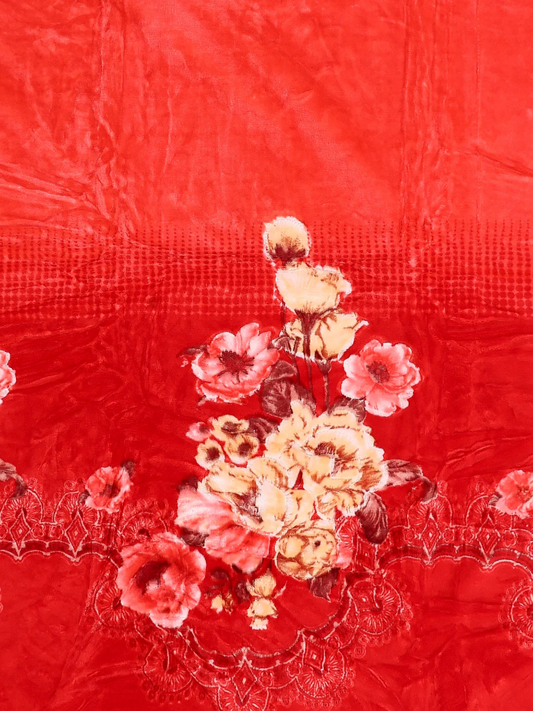 Printed Single Bed 3 Ply, 909 GSM Blanket for Heavy Winter - (Umang) - Image 6