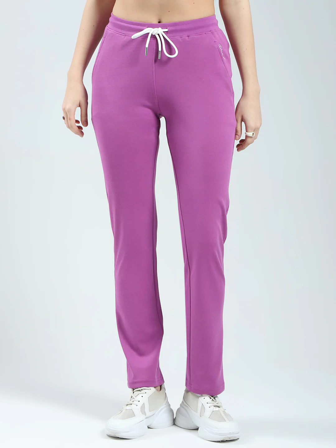 Rock.it Women Purple Solid Regular Fit Lower